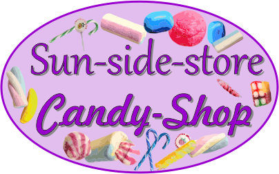 Süßigkeiten bei uns im Sun-side-store Candy-Shop